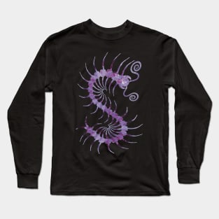 Electric Purple Centipede Long Sleeve T-Shirt